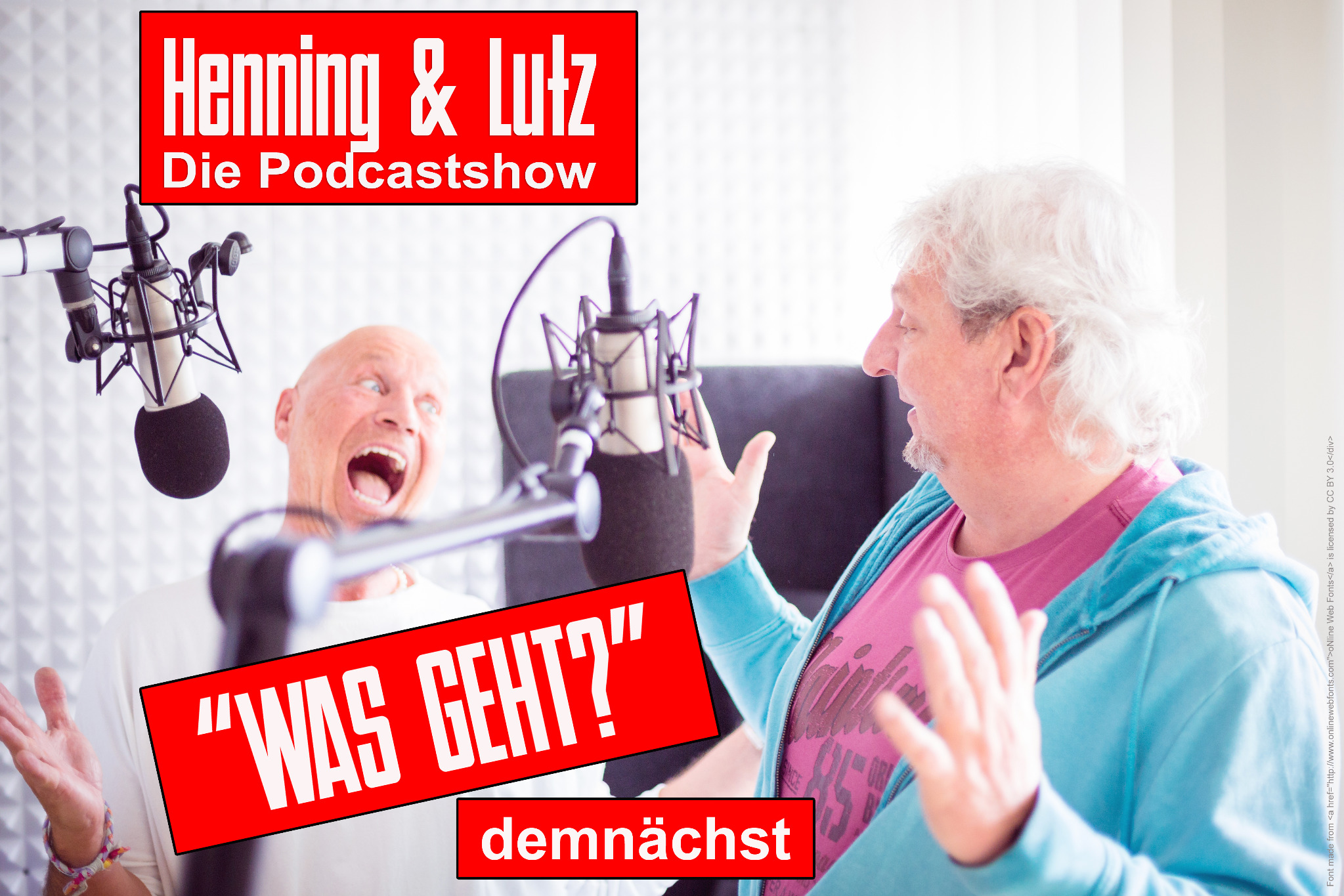 Olaf Henning und Matthias Lutz im Studio